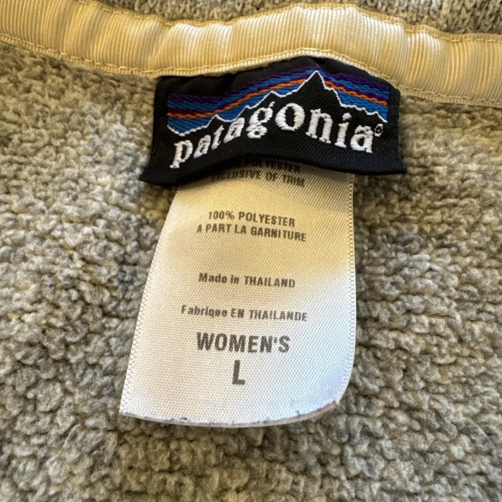 Patagonia Better‎ Sweater Jacket Womens L 1/4 Zip Fleece Gray 25615 Gorpcore